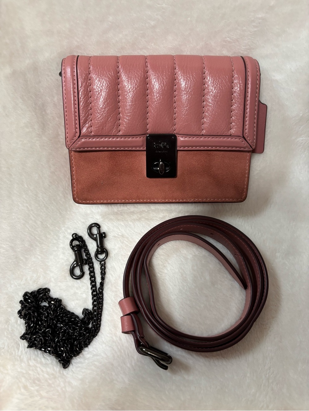Coach Hutton Belt Bag With Quilting